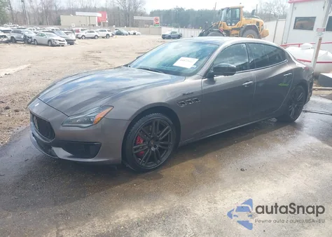 2022 Maserati Quattroporte Modena Q4 из США, поврежденный, VIN ZAM56YRM2N1383297